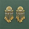 Antique Moti Earring With Matte Gold Plating