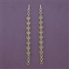 Antique South Indian Ear Chain With Matte Gold Plating
