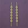 Antique South Indian Ear Chain With Matte Gold Plating