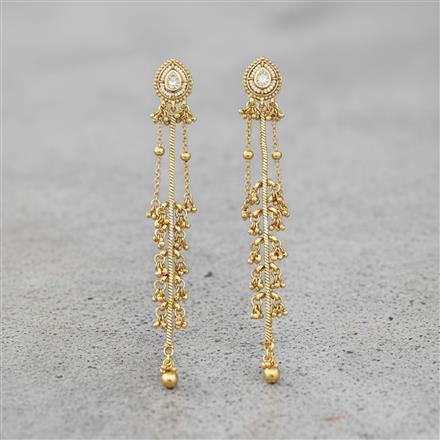 Antique Kashmiri Earring With Gold Plating