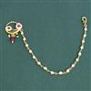 Antique Moti Nose Ring With Gold Plating