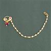 Antique Moti Nose Ring With Gold Plating