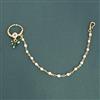 Antique Moti Nose Ring With Gold Plating