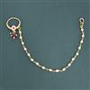 Antique Moti Nose Ring With Gold Plating