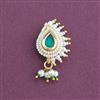Antique Moti Nose Ring With Gold Plating