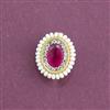 Antique Moti Nose Ring With Gold Plating