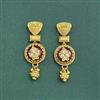 Antique Classic Earring With Matte Gold Plating