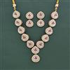 Antique Mother Of Pearl Necklace Set With Mehndi Plating