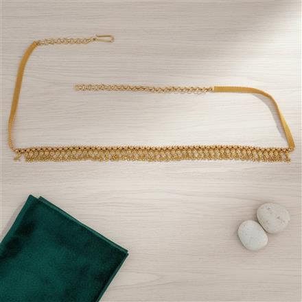 Antique South Indian Belt With Matte Gold Plating