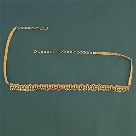 Antique South Indian Belt With Matte Gold Plating