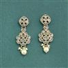 Antique Moti Earring With Mehndi Plating