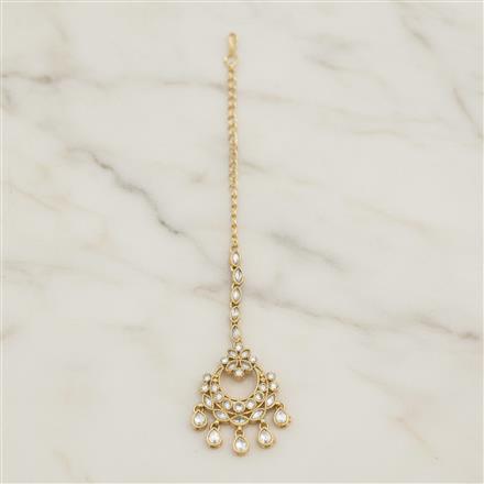 Antique Classic Tikka With Mehndi Plating