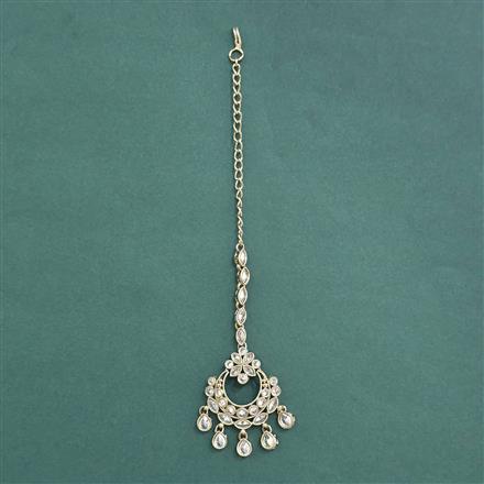 Antique Classic Tikka With Mehndi Plating