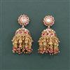 Antique Kashmiri Jhumki With Gold Plating