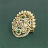 Antique Moti Ring With Gold Plating