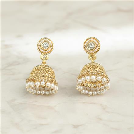 Antique Jhumki With Gold Plating