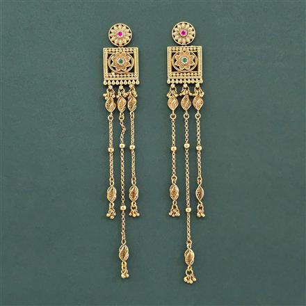 Antique Kashmiri Earring With Gold Plating