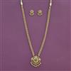 Antique South Indian Necklace Set With Matte Gold Plating
