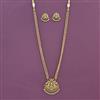Antique South Indian Necklace Set With Matte Gold Plating