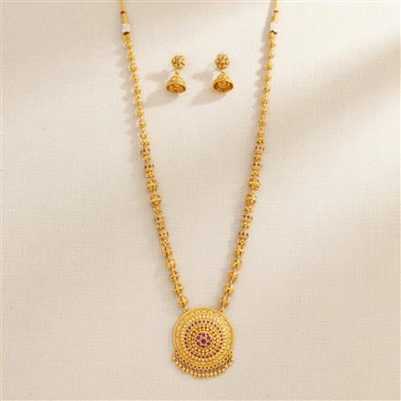 Antique Classic Pendant Set With Gold Plating
