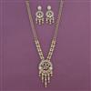 Antique Moti Pendant Set With Matte Gold Plating