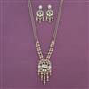 Antique Moti Pendant Set With Matte Gold Plating