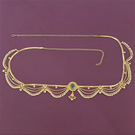 Antique Moti Belt With Gold Plating