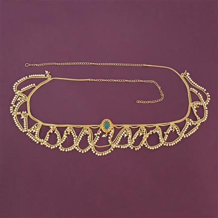 Antique Moti Belt With Gold Plating