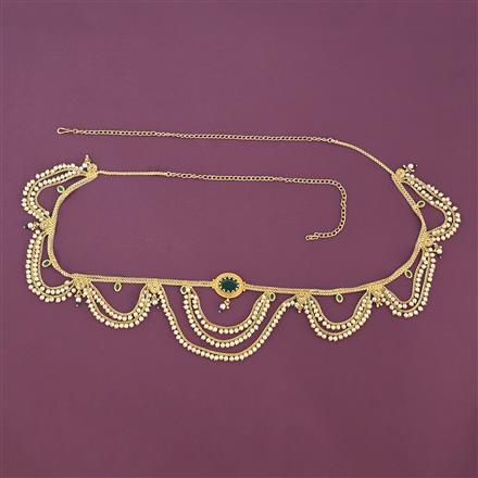 Antique Moti Belt With Gold Plating