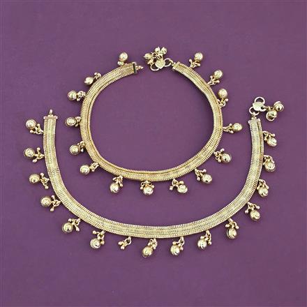 Antique Classic Payal With Gold Plating