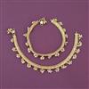 Antique Moti Payal With Gold Plating