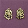 Antique South Indian Earring With Matte Gold Plating