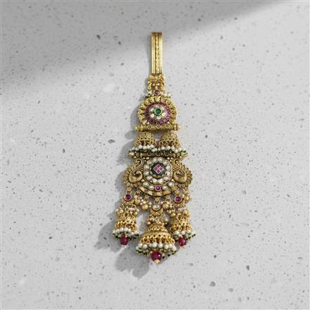 Antique Classic Jhuda With Matte Gold Plating