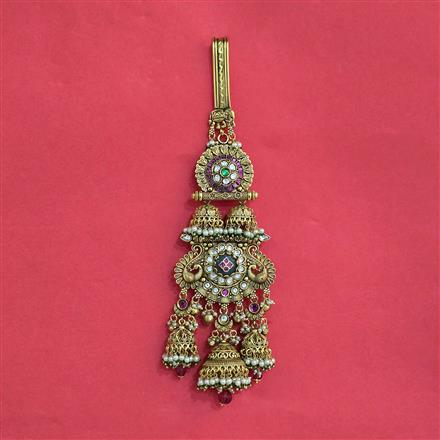 Antique Classic Jhuda With Matte Gold Plating