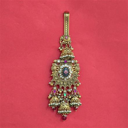 Antique Classic Jhuda With Matte Gold Plating