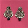Antique Moti Earring With Mehndi Plating