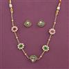 Antique Delicate Necklace Set With Gold Plating