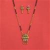 Antique Classic Mangalsutra With Matte Gold Plating