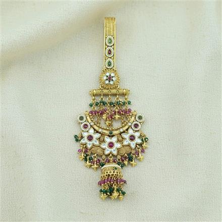 Antique Moti Jhuda With Gold Plating