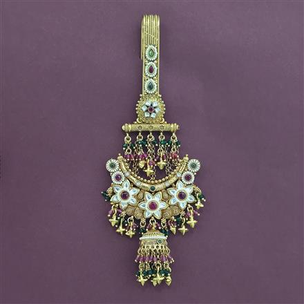 Antique Moti Jhuda With Gold Plating