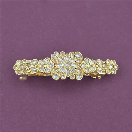 Antique Classic Hair Clip With Gold Plating