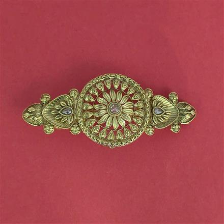 Antique Classic Hair Clip With Gold Plating