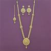 Antique Long Necklace Set With Gold Plating