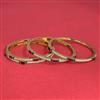 Antique Moti Bangles With Gold Plating
