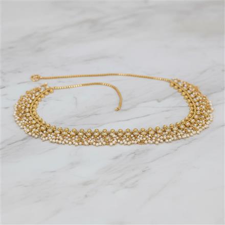 Antique Moti Belt With Gold Plating