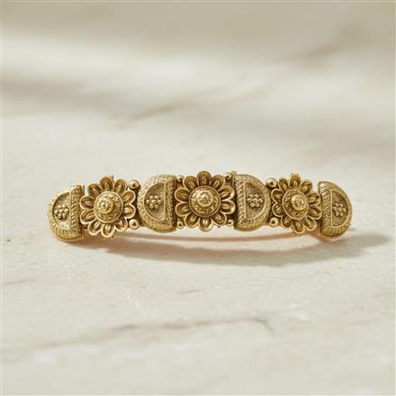 Antique Plain Gold Hair Clip With Gold Plating