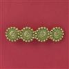 Antique Plain Gold Hair Clip With Gold Plating