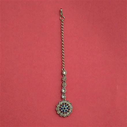 Antique Classic Tikka With Mehndi Plating