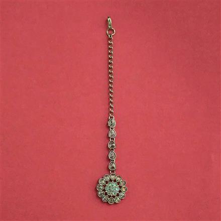 Antique Classic Tikka With Mehndi Plating