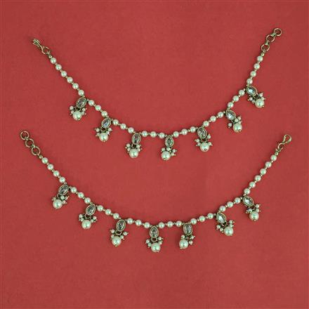 Antique Classic Ear Chain With Mehndi Plating